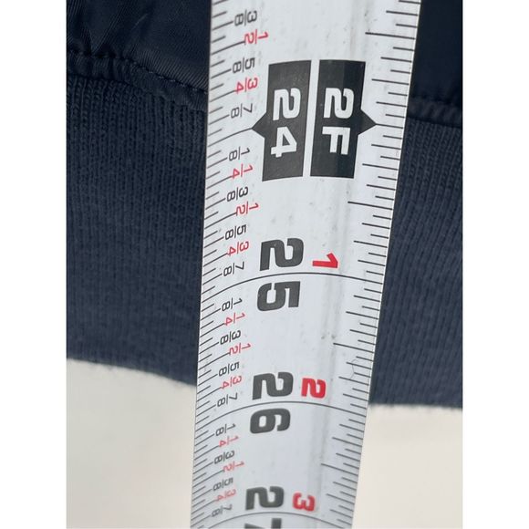 J. Crew Jacket Men Medium Blue Nylon Bomber Style Lightweight Full Zip‎ - Picture 7 of 12